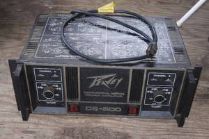 lot 231 image: Vintage Peavey CS-800 Commercial Rack Mount Power Amplifier