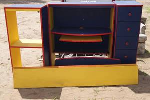 lot 244 image: Kids Room Loft Bed Set