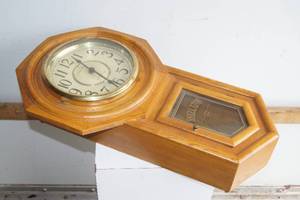 lot 255 image: Wood Wall Clock