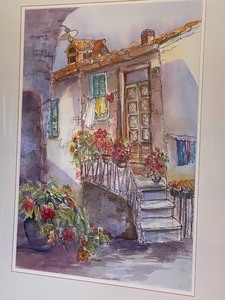Framed Watercolor Picture