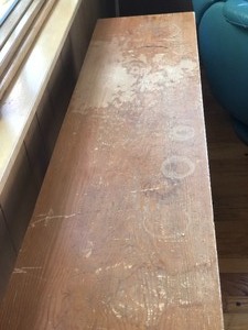 Vintage Horizontal Book Shelf