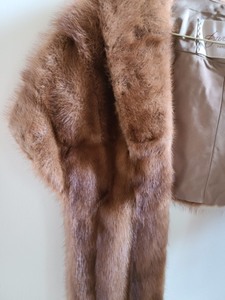 Vintage Womens Fur Stool
