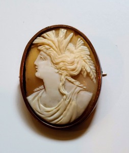 Vintage Cameo Bracelet and Brooch