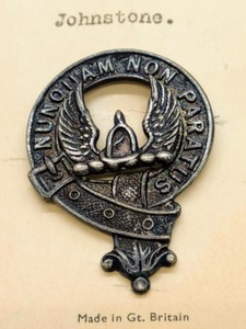 Vintage Johnstone Scottish Crest Pin