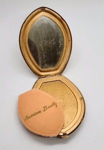 Womens Vintage Monogramed Compact