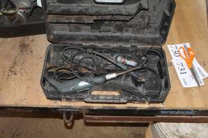 lot 755 image: Lot of (3) Dremel MultiPro Tools (x2), Black & Decker Multitool   with In DeWalt Plastic Case