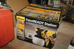 lot 748 image: Wagner PaintREADY Indoor and Outdoor Paint Station (new in box)