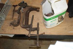 lot 791 image: Lot of C-Clamps (in bucket)