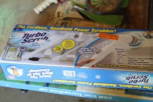 lot 829 image: Turbo Scrub 360 Cordless Handheld Power Scrubber (in original box)