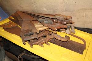 lot 849 image: Lot of (Approximately 18) Hand Saws