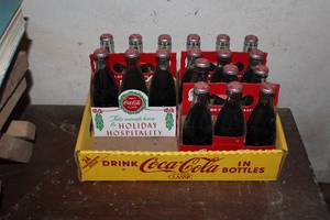 lot 855 image: Lot of (3) Coca-Cola Classic Bottled Pop 6-Pack
