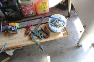 lot 877 image: Lot of Misc. Chains, Hooks and Parts