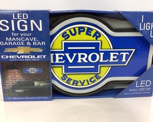 lot 103 image: Chevrolet LED Neon Sign
