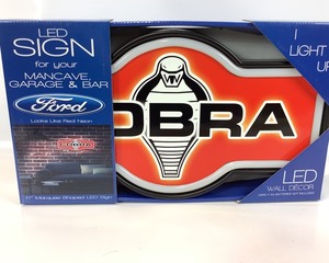 lot 104 image: Shelby Cobra LED Neon Sign