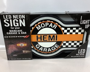 lot 107 image: Mopar Hemi LED Neon Sign
