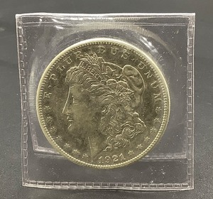 lot 2 image: 1921 Morgan Dollar