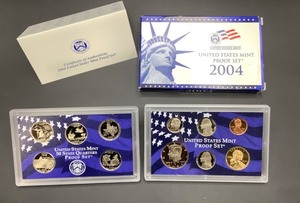lot 12 image: 2004 United States Mint Proof Set