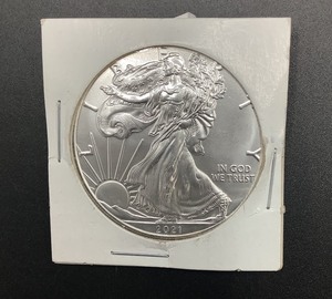 lot 3H image: 2021 American Silver Eagle Dollar