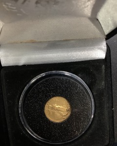 lot 9A image: 2006 American Gold Eagle 5 Dollar Coin