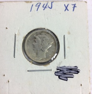 lot 58 image: 1945 Mercury Dime