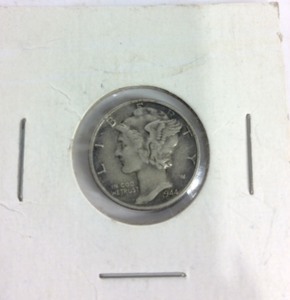 lot 54 image: 1944 Mercury Dime