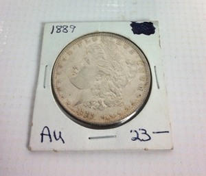 lot 35 image: 1889 Silver Morgan Dollar