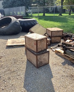 lot 54 image: Homemade Shipping Boxes