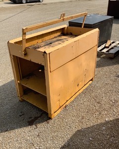 lot 50 image: Large Steel Storage Box