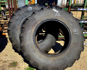 lot 87 image: Galaxy R-4 Construction Tires (Qty 2)