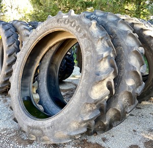 lot 96 image: Goodyear DT800 Farm Tires (Qty 2)