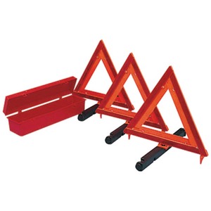 lot 17 image: Warning Triangle Flare Kit