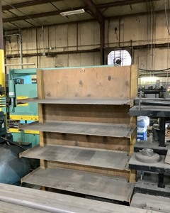 lot 32 image: Steel Storage Shelf