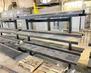 lot 62 image: Steel Shelf, two-sided