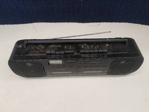 lot 81 image: Vintage Realistic Cassette Boombox SCR-43