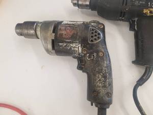 lot 15 image: Collection of Corded Hand Drills B