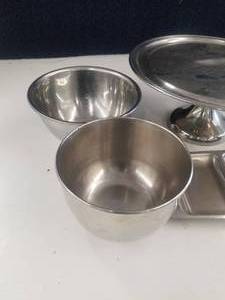 lot 55 image: Collection of Stainless Steel Service Pieces