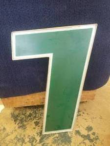 lot 93 image: Large Storefront Sign Letter L 7