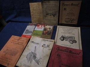 lot 15 image: Farm Equipment Manuals