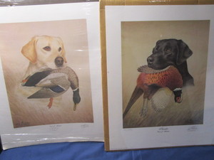 lot 45 image: Melichar Dog Prints