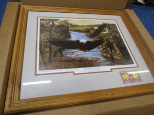 lot 47 image: Bald Eagle Print