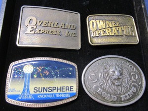 lot 62 image: Belt Buckles