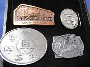 lot 63 image: Belt Buckles