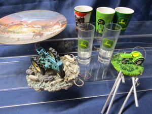lot 85 image: Redlin Plate, Shot Glasses