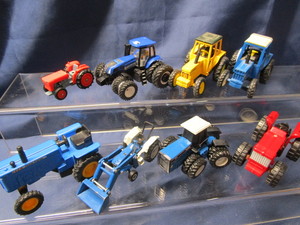 lot 111 image: NH, Ford, Kubota Toy Tractors