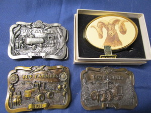 lot 115 image: Belt Buckles