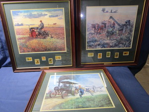 lot 151 image: Kunstler Farming Prints