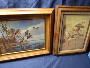 lot 167 image: Canvas Waterfowl Prints