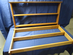 lot 168 image: Oak Display Shelves
