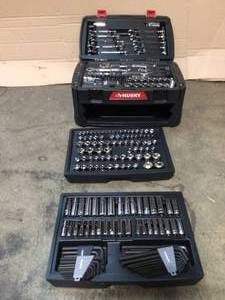 lot 10 image: Hover Image to Zoom Mechanics Tool Set (230-Piece) by Husky Customer Returns See Pictures