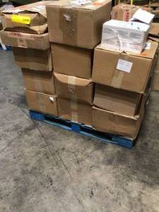 lot 19 image: Pallet of mixed flooring various models various sizes and various conditions See Pictures